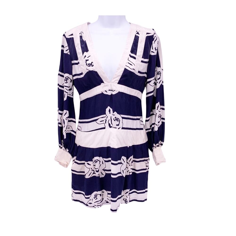 Alice McCall Long Sleeve Mini Dress W/ Pockets Size 4